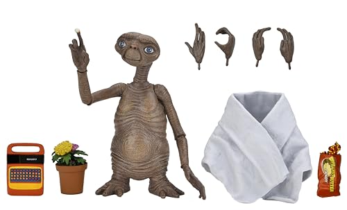 NECA E.T.- Der Ausserirdische Actionfigur 40th Anniversary braun, aus Kunststoff, Hersteller von NECA