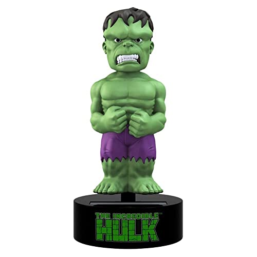 NECA NECA61392 - Marvel Hulk Body Knocker Solar Wackelfigur Bobble Head, 15 cm von NECA