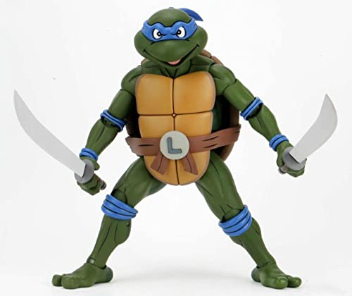 NECA Teenage Mutant Ninja Turtles 1/4 Scale Leonardo Cartoon grün/blau, 100% Kunststoff NECA Teenage Mutant Ninja Turtles 1/4 Scale Leonardo Cartoon grün/blau, 100% Kunststoff von NECA