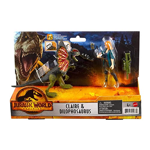 Neco Toys Jurassic World Dilophosaurus Figur und Claire von Neco Toys