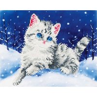 DIAMOND DOTZ - Diamond Painting Katze im Schnee DIAMOND DOTZ - Diamond Painting Katze im Schnee von Needle Art World