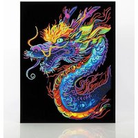 DIAMOND DOTZ - Diamond Painting Neon Drache von Needle Art World