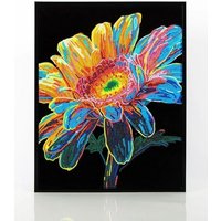 Diamond Painting Neon Gerbera von Needle Art World