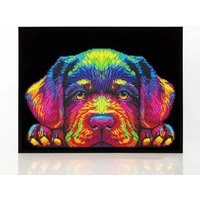 Diamond Painting Neon Hundewelpen von Needle Art World