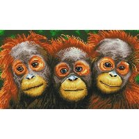 DIAMOND DOTZ - Diamond Painting Orang Utans von Needle Art World