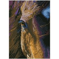 DIAMOND DOTZ - Diamond Painting Pferd braun von Needle Art World