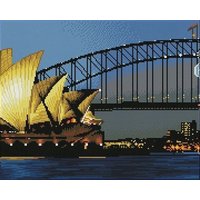 DIAMOND DOTZ - Diamond Painting Sydney bei Nacht DIAMOND DOTZ - Diamond Painting Sydney bei Nacht von Needle Art World