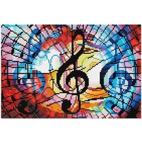 DIAMOND DOTZ - Diamond Painting Violinschlüssel von Needle Art World