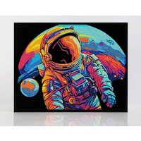 Diamond Painting Neon Astronaut von Needle Art World
