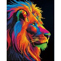 DIAMOND DOTZ - Diamond Painting Neon Löwe von Needleart World (Hong Kong) Ltd.
