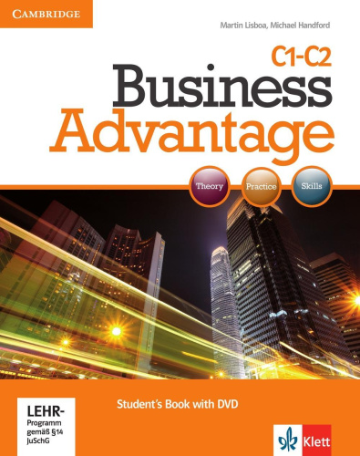 Business Advantage C1/Advanced/Student's Book w. DVD von Nein