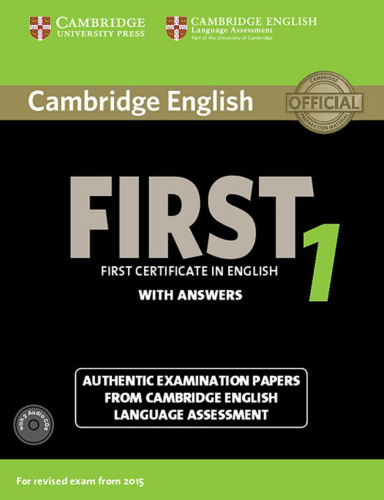 Cambr. Engl. First 1/updated/Stud. B. w. answers von Nein