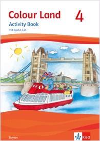 Colour Land/ Activity Book m. CD 4. Sj./BY von Nein