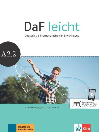 DaF leicht/Kurs- u. Übungsbuch + DVR A2.2 von Nein