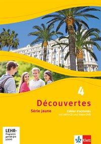 Découvertes 4/Série jaune/Cahier d'activités m. CD u. DVR von Nein