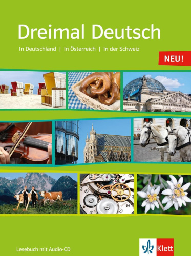 Dreimal Deutsch/Landeskunde/Lesebuch mit Audio-CD von Nein