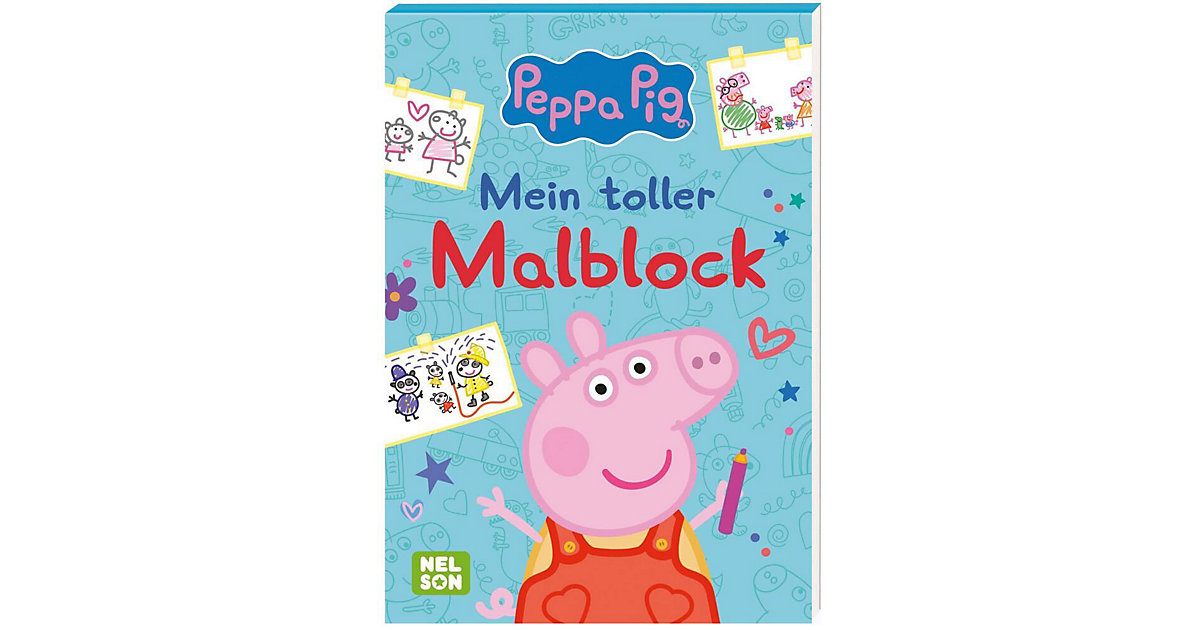 Buch - Peppa: Mein toller Malblock von Nelson Verlag