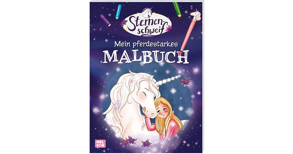 Buch - Sternenschweif: Mein pferdestarkes Malbuch Buch - Sternenschweif: Mein pferdestarkes Malbuch von Nelson Verlag