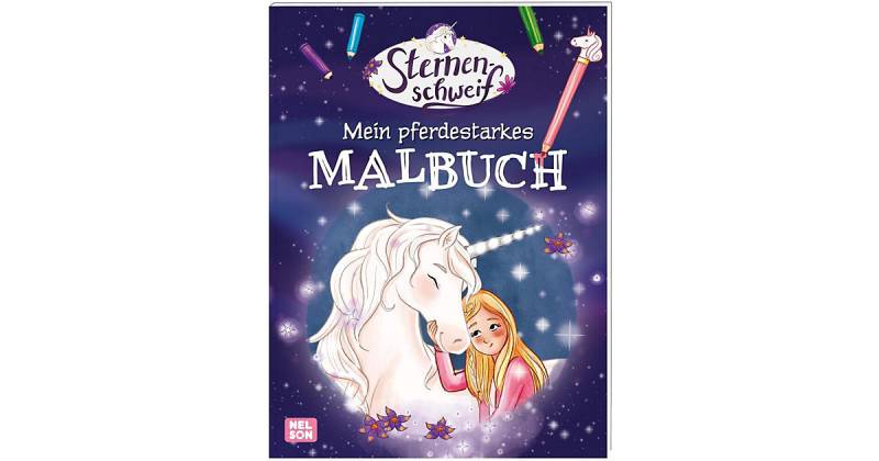 Buch - Sternenschweif: Mein pferdestarkes Malbuch von Nelson Verlag