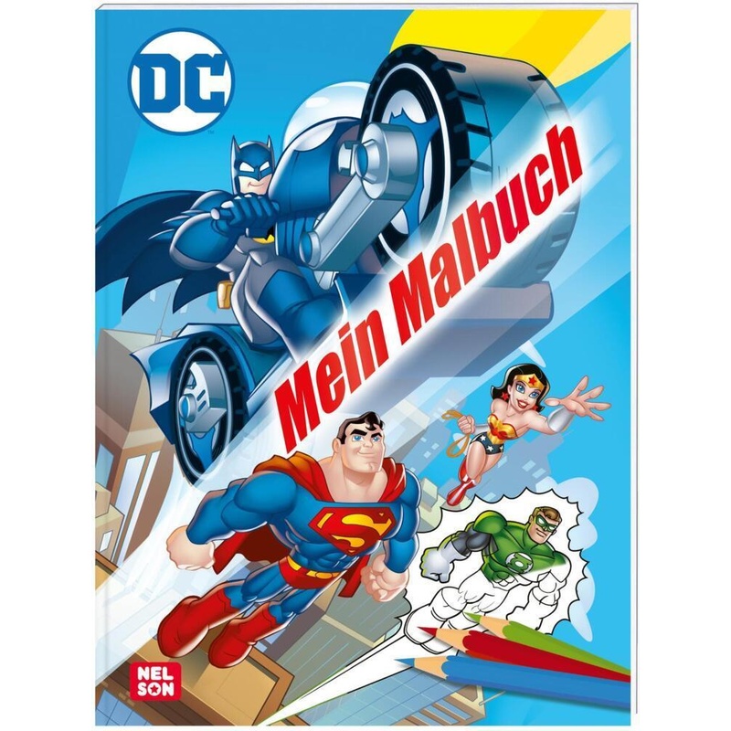 DC Superhelden: Mein Malbuch von Nelson