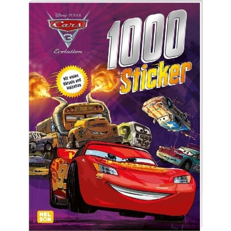 Disney Cars 3: 1000 Sticker von Nelson