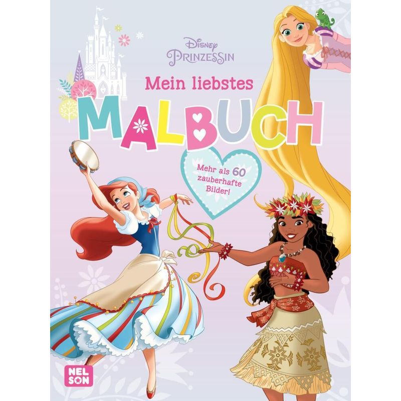 Disney Prinzessin: Mein liebstes Malbuch von Nelson