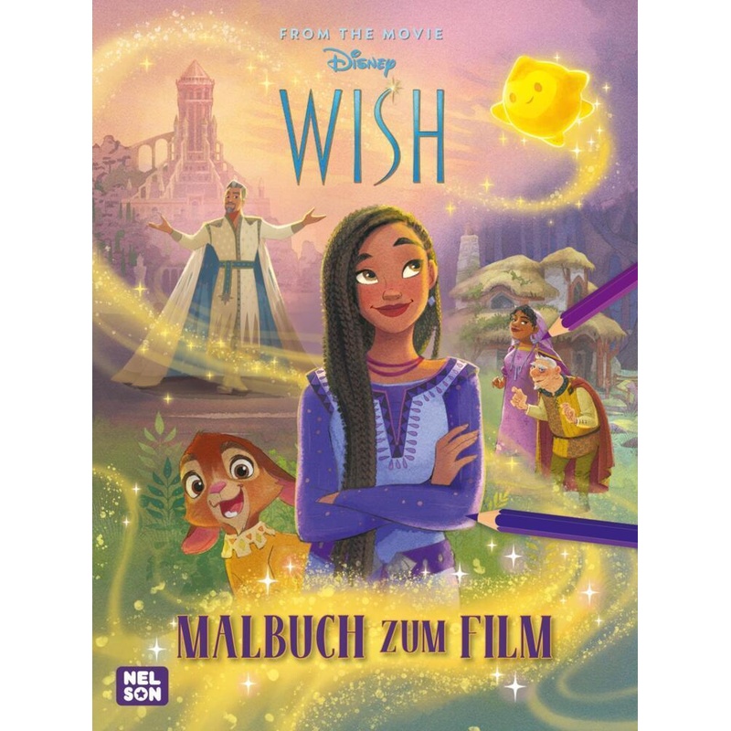 Disney Wish: Malbuch zum Film von Nelson