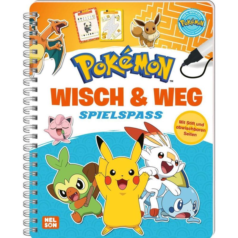 Pokémon Activity-Buch: Wisch & Weg - Spielspaß von Nelson