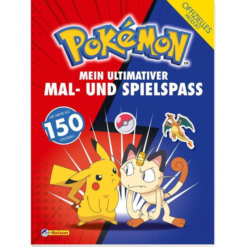 Pokémon Activity-Buch: Mein ultimativer Mal- und Spielspaß von Nelson