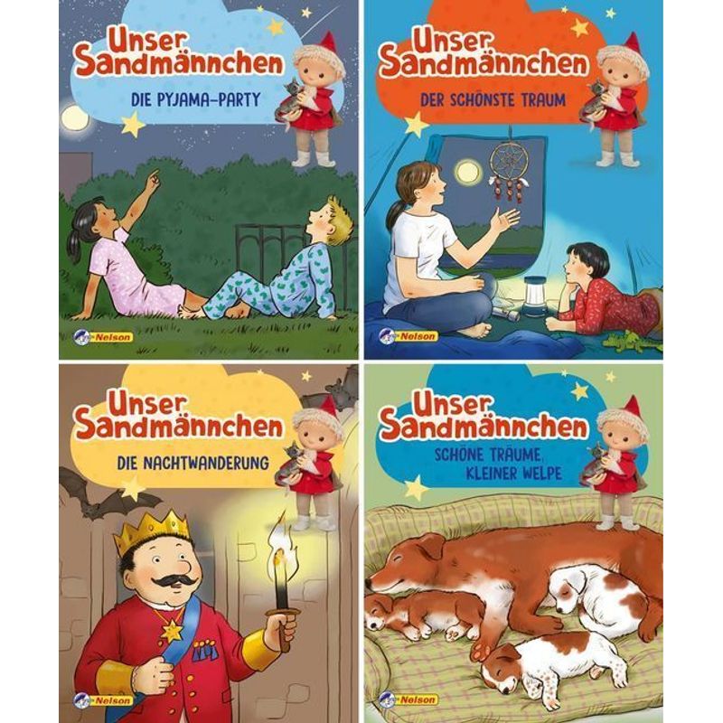 Nelson Mini-Bücher / Unser Sandmännchen: Gute-Nacht-Geschichten, 4 Hefte.Nr.5-8 von Nelson