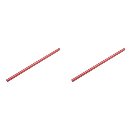Nemeae 2X Metall Mittel Antrieb Welle Mittel Antrieb Welle 6855 für 1/10 Slash 4WD RC Auto Teile,Rot von Nemeae