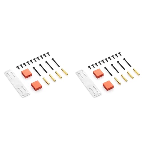 Nemeae 2X Metall Servo Halterungs Satz mit Fester Halterung für B14 B16 B36 C24 C34 1/16 RC Auto Upgrade Teile ZubehöR, Rot von Nemeae