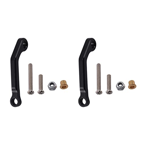 Nemeae 2X für B1 B14 B24 C14 C24 B16 B26 B36 Q60 Q63 Q64 Q65 RC Auto Ersatzteile Metall Servo Zugstange, Schwarz von Nemeae