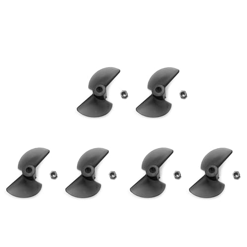 Nemeae 6 StüCk FT012-9 Rudder Tail Propeller 2 BläTter Propeller für FT012 2.4G Bürstenlos RC Boot Teile Zubehör von Nemeae