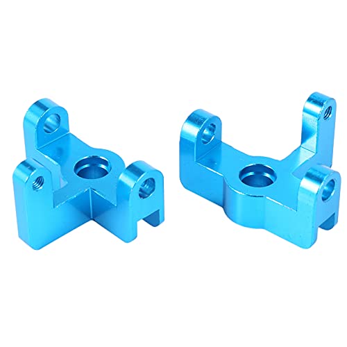 Nemeae Für 144001 1/14 RC Auto Teile Legierung Aluminium Lenk Becher Vorder Rad Sitz Lenk Nabe, Blau von Nemeae