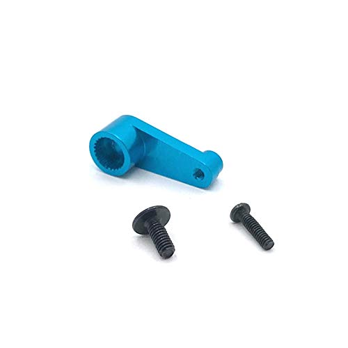 Nemeae Metall 144001-1263 25T Servoarm Horn Upgrade-Teile für 144001 1/14 RC Car Upgrade Ersatzteile, Blau von Nemeae