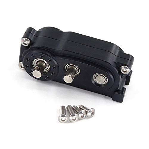Nemeae PräFix Getriebe Verteiler Getriebe für 1/10 RC Crawler Auto Axial SCX10 & SCX10 II 90046 Upgrade Teile, Schwarz Nemeae PräFix Getriebe Verteiler Getriebe für 1/10 RC Crawler Auto Axial SCX10 & SCX10 II 90046 Upgrade Teile, Schwarz von Nemeae