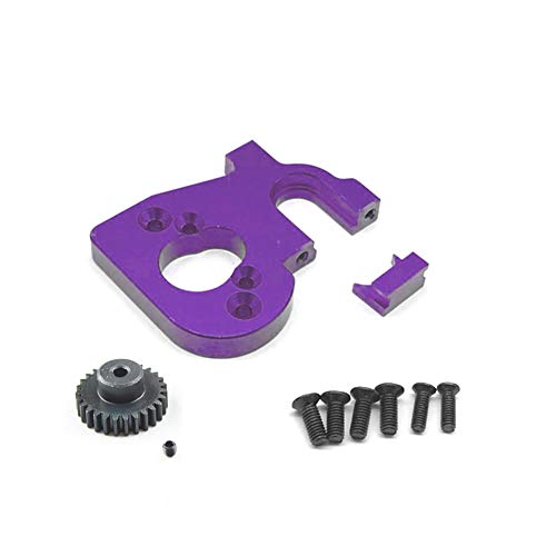 Nemeae RC Auto Motor Halterung Halter mit Motor Getriebe für 144001 124019 124018 RC Teile Upgrade ZubehöR, Lila Nemeae RC Auto Motor Halterung Halter mit Motor Getriebe für 144001 124019 124018 RC Teile Upgrade ZubehöR, Lila von Nemeae