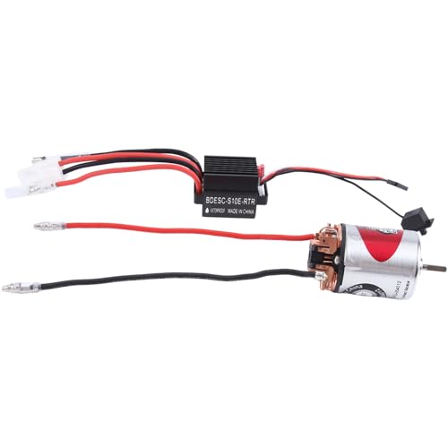 Nemeaii 540 Brushed Motor 40T & 320A ESC Brushed Motor Speed Controller mit 2A BEC für 1/10 RC Off-Road Racing Car Truck Replacement von Nemeaii
