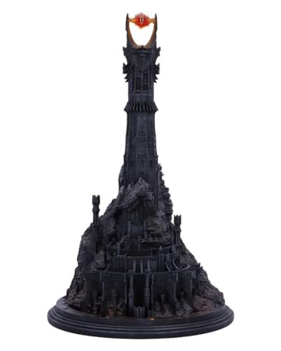 Nemesis Now Der Herr der Ringe Barad Dur Backflow Räucherkegelhalter 26,5cm aus Polyresin (Kunststein) von Nemesis Now