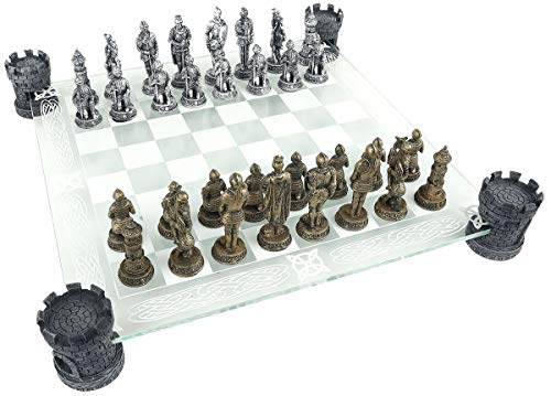 Nemesis Now Medieval Knight Chess Set Schachspiel Standard von Nemesis Now