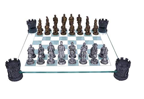 Nemesis Now Medieval Knight Chess Set Schachspiel Standard von Nemesis Now