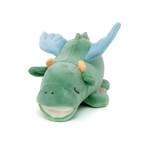 Nemu Nemu Animals 6202735 Plüschtier, Drache Drago, Kuscheltier, extra weich und kuschelig, Stofftier, Designed in Japan, Kuschelkissen, Größe S, 17 cm von Nemu Nemu Animals