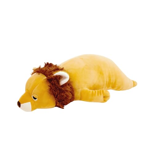 Nemu Nemu Animals 6202739 Plüschtier, Löwe Leon, Kuscheltier, extra weich und kuschelig, Stofftier, Designed in Japan, Kuschelkissen, Größe L, 53 cm Nemu Nemu Animals 6202739 Plüschtier, Löwe Leon, Kuscheltier, extra weich und kuschelig, Stofftier, Designed in Japan, Kuschelkissen, Größe L, 53 cm von Nemu Nemu Animals