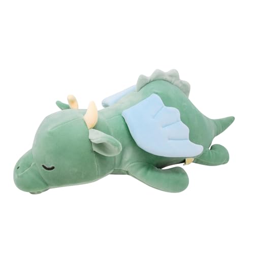 Nemu Nemu Animals 6202740 Plüschtier, Drache Drago, Kuscheltier, extra weich und kuschelig, Stofftier, Designed in Japan, Kuschelkissen, Größe XXL, 70 cm von Nemu Nemu Animals