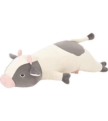 Nemu Nemu Animals 6243003 Plüschtier, Kuh Molly, Kuscheltier, extra weich und kuschelig, Stofftier, Designed in Japan, Kuschelkissen, Größe L, 53 cm Nemu Nemu Animals 6243003 Plüschtier, Kuh Molly, Kuscheltier, extra weich und kuschelig, Stofftier, Designed in Japan, Kuschelkissen, Größe L, 53 cm von LIV HEART