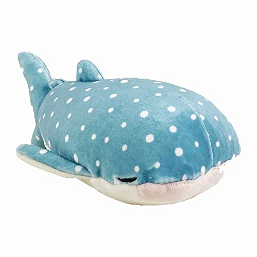 Nemu Nemu Animals 6231813 Plüschtier, Walhai Jinbe, Kuscheltier, extra weich und kuschelig, Stofftier, Designed in Japan, Kuschelkissen, Größe S, 17 cm Nemu Nemu Animals 6231813 Plüschtier, Walhai Jinbe, Kuscheltier, extra weich und kuschelig, Stofftier, Designed in Japan, Kuschelkissen, Größe S, 17 cm von LIV HEART