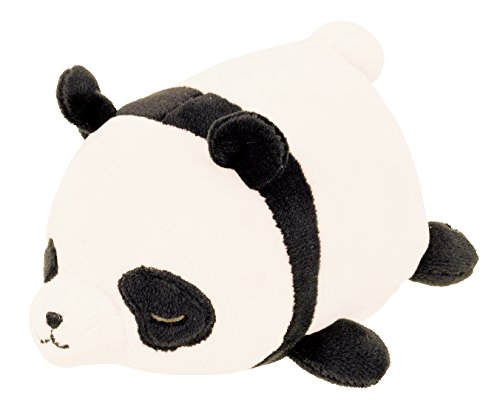 Nemu Nemu Animals 6209843 Plüschtier, Panda Paopao, Kuscheltier, extra weich und kuschelig, Stofftier, Designed in Japan, Kuschelkissen, Größe S, 13 cm von LIV HEART