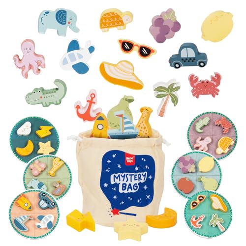 Nene Toys Brettspiel ab 3 Jahren, Fühl-und-Match Bingo-Spiel – Fühlpuzzle zur Förderung der taktilen Wahrnehmung – Lernspiel und Familienspiel aus Holz – Geschenk Jungen Mädchen ab 3 Jahren Nene Toys Brettspiel ab 3 Jahren, Fühl-und-Match Bingo-Spiel – Fühlpuzzle zur Förderung der taktilen Wahrnehmung – Lernspiel und Familienspiel aus Holz – Geschenk Jungen Mädchen ab 3 Jahren von Nene Toys