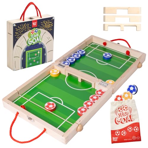 Nene Toys Sling Goal – Holzspiel für Kinder & Erwachsene – Schnelles Geschicklichkeitsspiel ab 4 Jahren – Reaktionsspiel für 2 Spieler – Reisespiel für Innen & Außen – Geschenk für Jungen & Mädchen Nene Toys Sling Goal – Holzspiel für Kinder & Erwachsene – Schnelles Geschicklichkeitsspiel ab 4 Jahren – Reaktionsspiel für 2 Spieler – Reisespiel für Innen & Außen – Geschenk für Jungen & Mädchen von Nene Toys